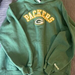 Boys Green Bay Packers Hooded Sweatshirt- large
